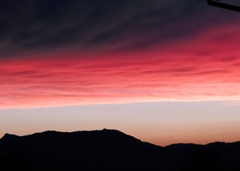 tramonto Monti della Laga