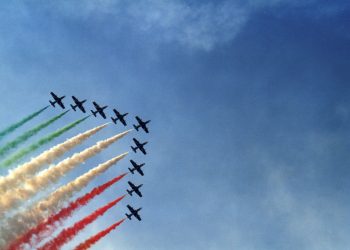 Amatriciani in volo. Dall’elicottero a Preta, ai cieli internazionali delle Frecce Tricolori