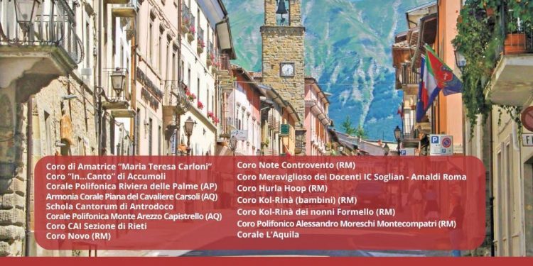 Ad Amatrice la musica per ricordare: oggi e domani il quarto Memorial “Marcigliano-Carloni”