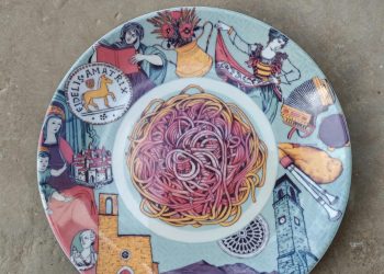 Il piatto della 60ª Sagra degli Spaghetti all’Amatriciana: simboli d’identità