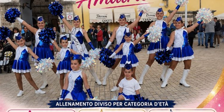 A passo di musica, con un pizzico di magia: ad Amatrice arrivano le Majorettes