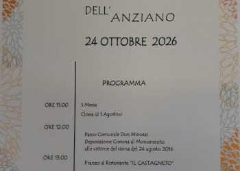 La Giornata dell’Anziano ad Amatrice: appuntamento il 24 ottobre