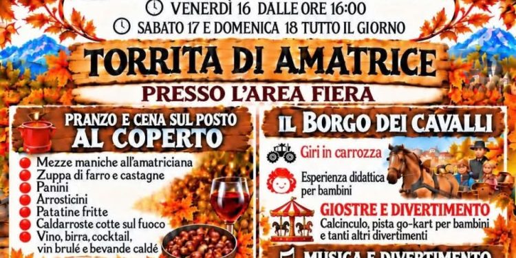 Amatrice  “Castagnando 2026”, la nuova edizione della festa a Torrita di Amatrice
