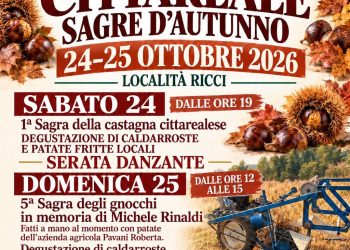 Cittareale, “Sagre d’Autunno” il 24 e 25 ottobre: castagne, gnocchi e visite alla Rocca